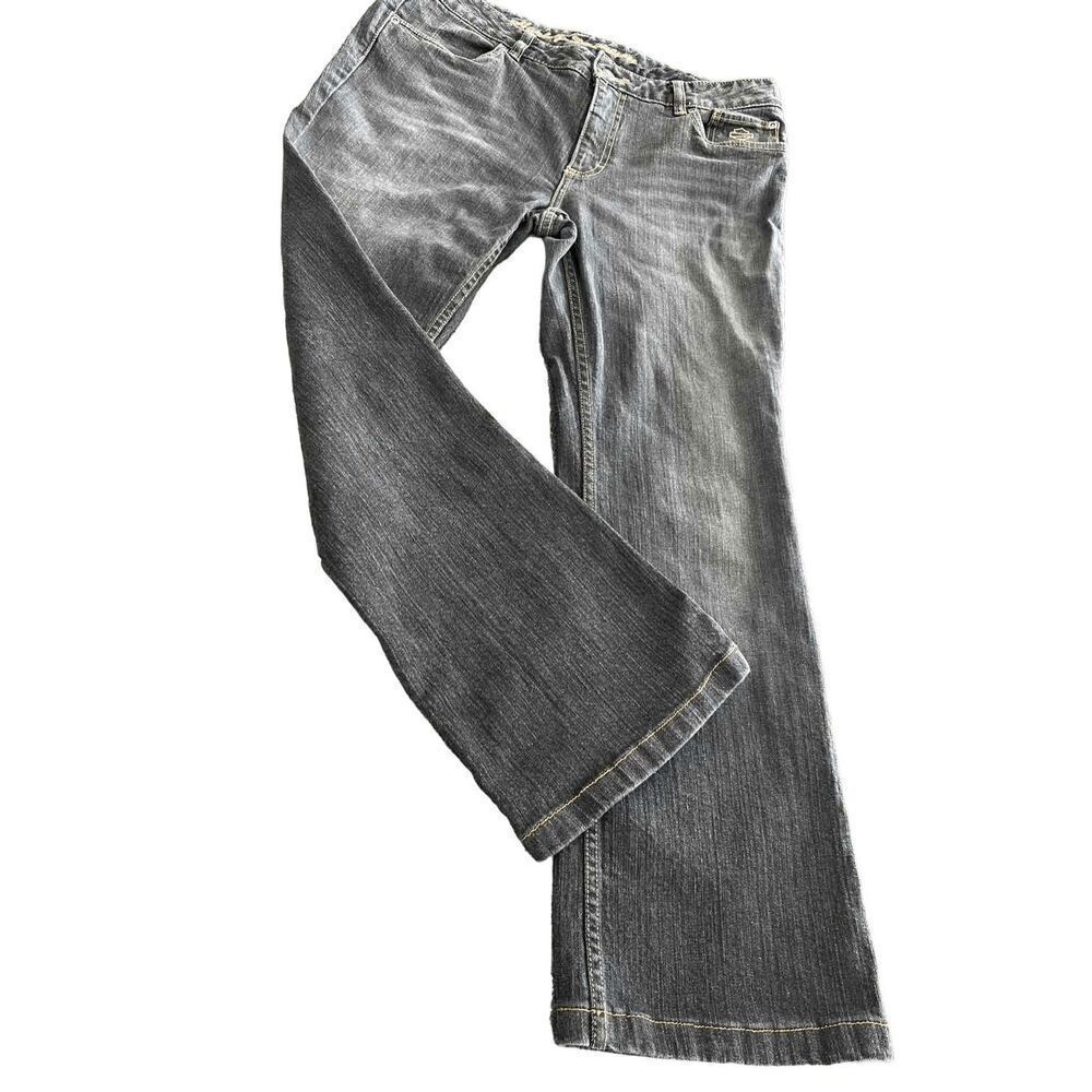 Harley Davidson Boot Cut Jeans in Black Size 12 Long
